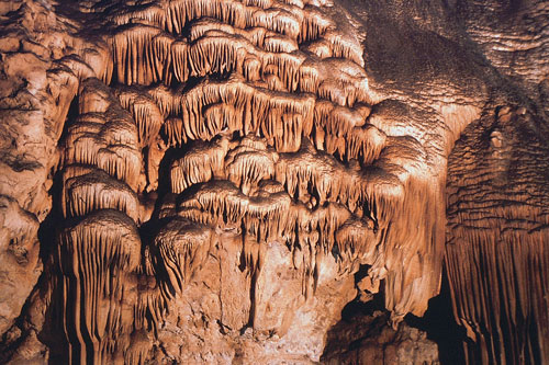 Dripstone in the Grotta su Marmuri