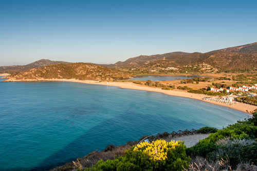 Baia Chia, Spiaggia sa Colonia